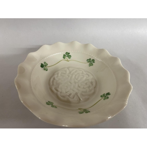 36 - Belleek Celtic Knot & Shamrocks 6