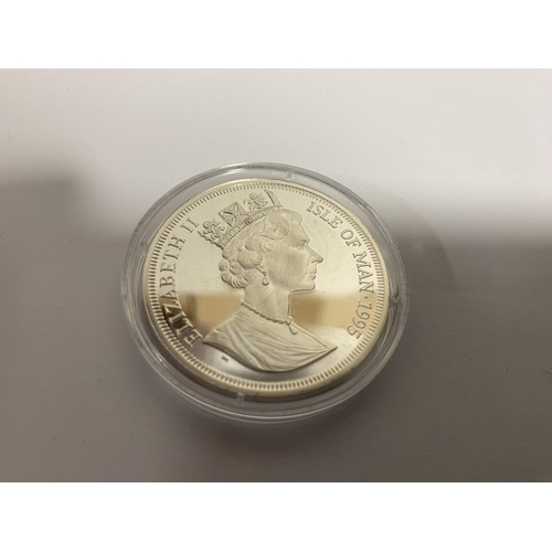 236 - Silver 1 Ounce (28.55)g Isle of Man 1 Crown - Aircraft of WW2 - Hawker Hurricane