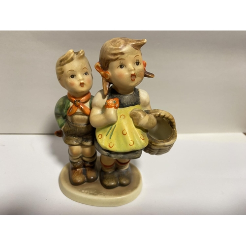 201 - Hummel Figure of a Girl & Boy