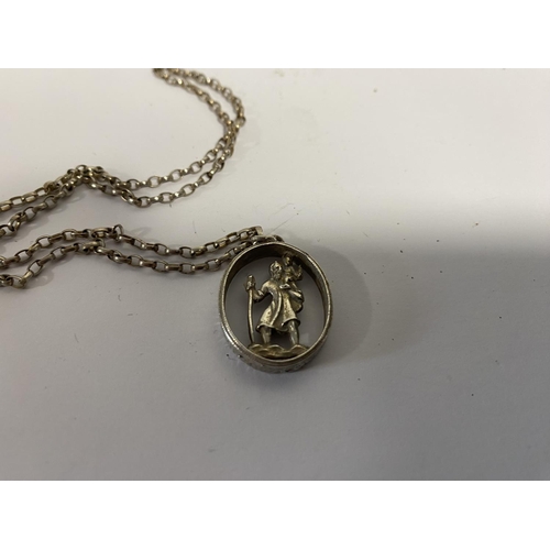 59 - St Christopher Necklace