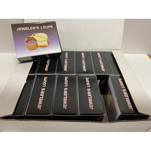 6 - Box of 12 Jewellers Loupes