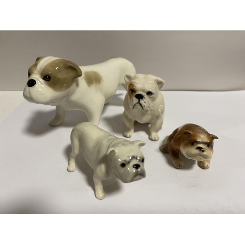 23 - Midwinter, Beswick & 2 x Other Bulldog Figures