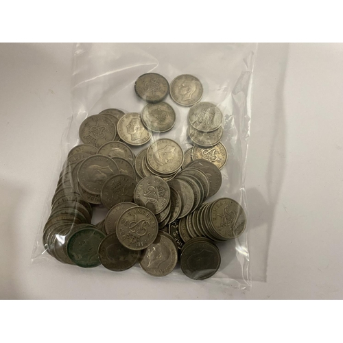 24 - Bag of 75 George V1 Sixpences (6d)