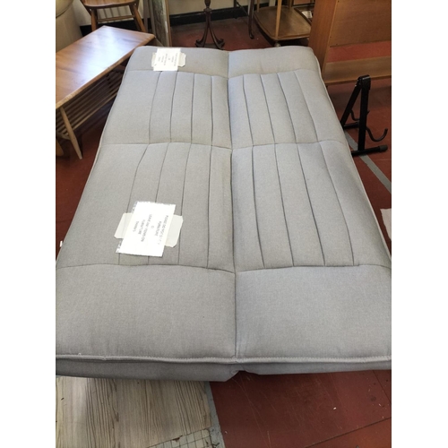 65 - Click Clack Sofa Bed, Finished in Grey Upholstery