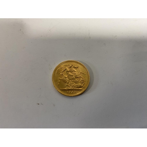 85 - Full Sovereign Gold Coin - 1965