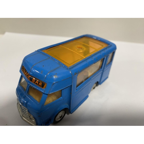 235 - Corgi Smiths Karrier Van - Joe's Diner, Playworn Condition