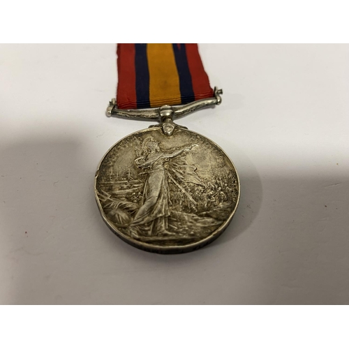 265 - Boer War Queen Victoria Medal (QSA) to 6547 Pte. T. Simms, Wiltshire Regiment