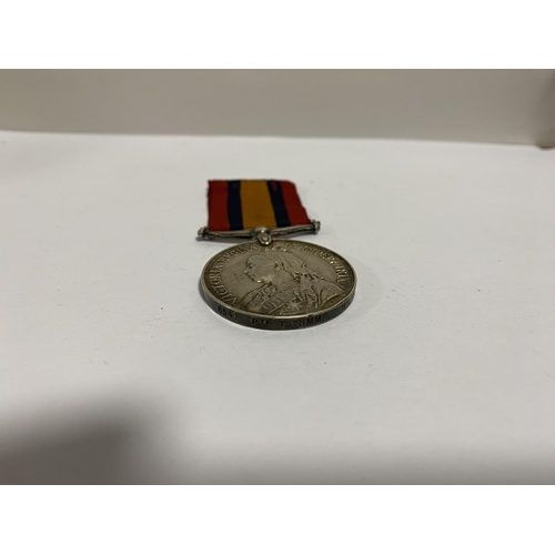 265 - Boer War Queen Victoria Medal (QSA) to 6547 Pte. T. Simms, Wiltshire Regiment