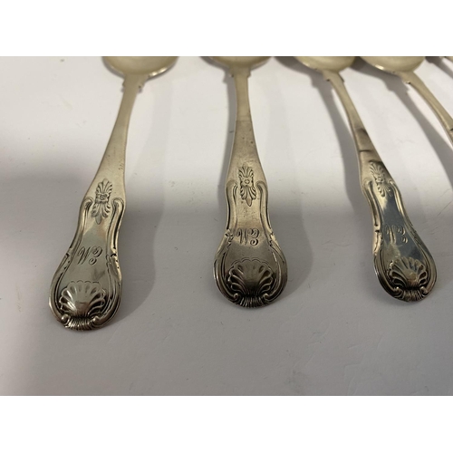 288 - Hallmarked Silver Set of 6 x Edinburgh 1818 Teaspoons, 90g weight