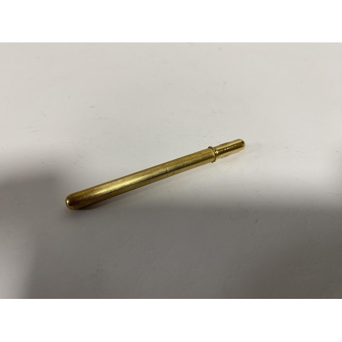 295 - Gold Plated Pencil Holder with Original Pencil