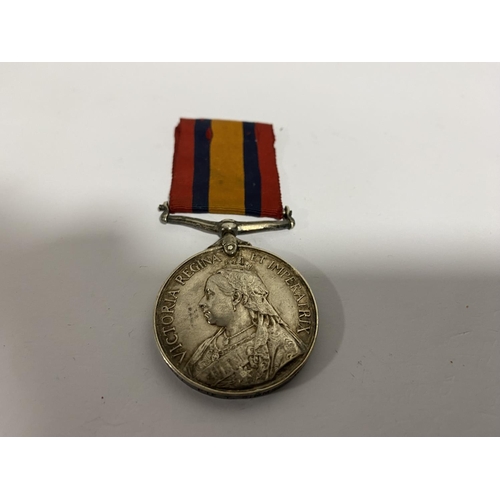 98 - Boer War Queen Victoria Medal (QSA) to 6547 Pte. T. Simms, Wiltshire Regiment