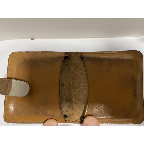 23 - RAF Leather Wallet, has wear