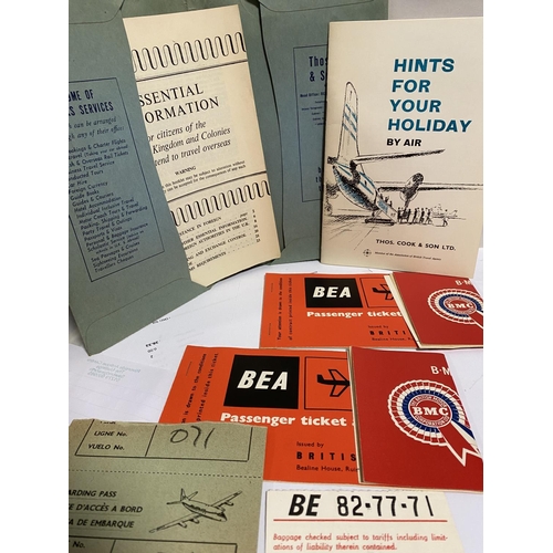 45 - c1964 Travel Documents / Tickets