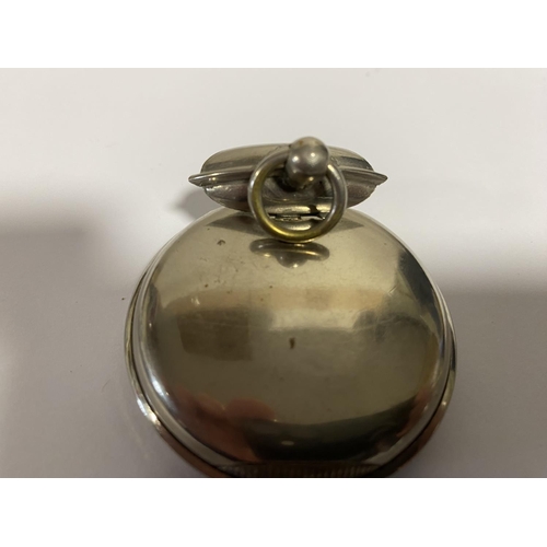 50 - Unusual Pocket Watch Style Vesta Case