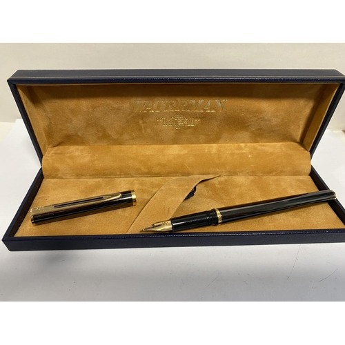 105 - Waterman Fountain Pen (used), Boxed