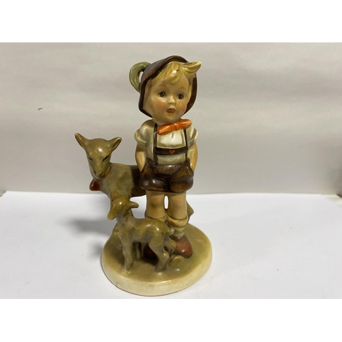 92 - Hummel Figure - Little Goat Herder (Small repaired chip - photo)