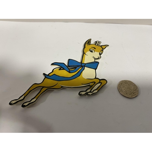 292 - Babycham Melamine  Bambi Plaque