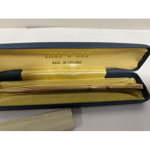 302 - Yard o Led Rolled Gold Pencil Deluxe, Recent Service, Excellent Condition