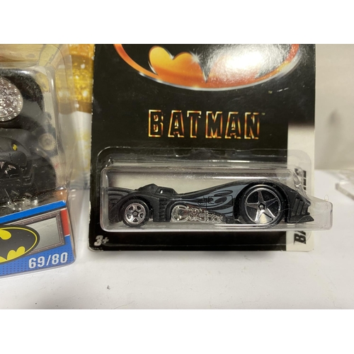 29 - 2 x Hot Wheels Batman Figures, Boxed