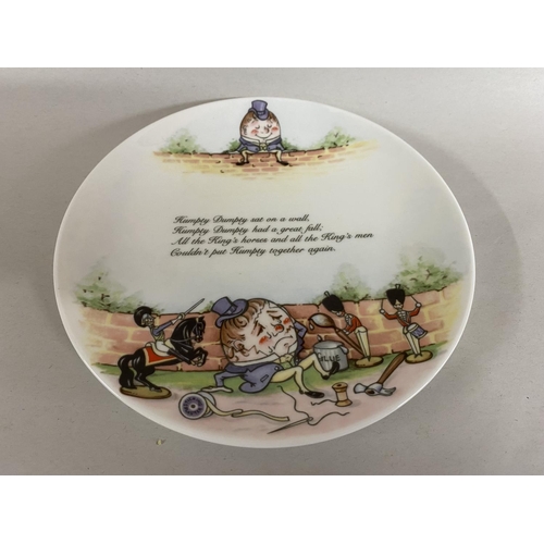 170 - Coalport Nursery Rhyme Series 17cm Humpty Dumpty Plate