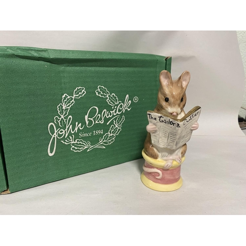 85 - Beswick Beatrix Potter, large size, Limited Edition & Boxed, Gold Stamp - Tailor of Gloucester