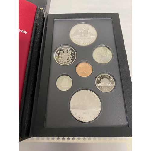 202 - Canadian Mint Proof Coin Set inc. Silver Dollar