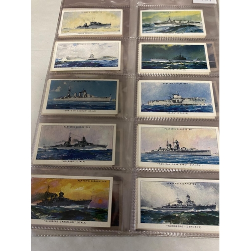 21 - Players Cigarette Cards x 50 - Modern Naval Craft 1939