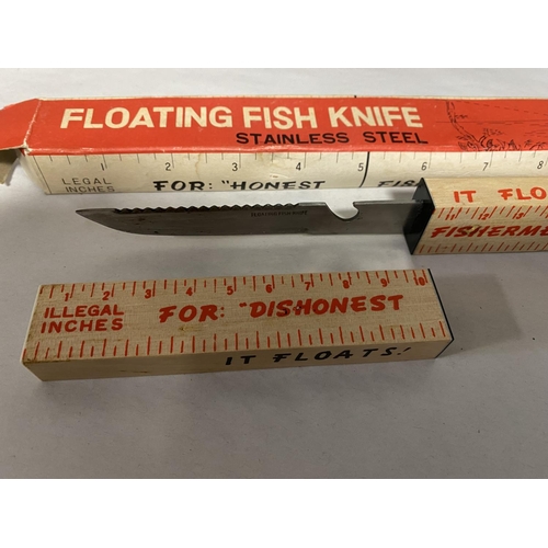 119 - Floating Fishing Knife for Both Honest & Dishonest Fisherman!!