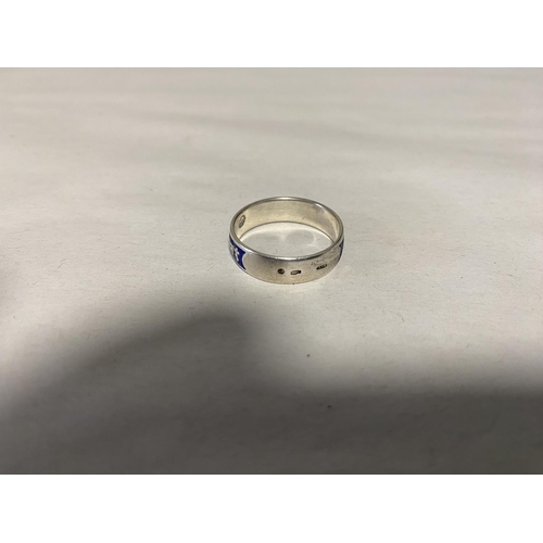 208 - 925 Silver Ring, Russian??