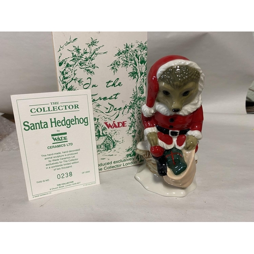 159 - Wade Santa Hedgehog, Limited Edition, From the In the Forest Series, 5