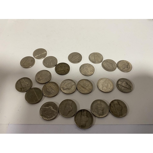 187 - Quantity of Jefferson 5 Cent US Coins from 1939 Onwards