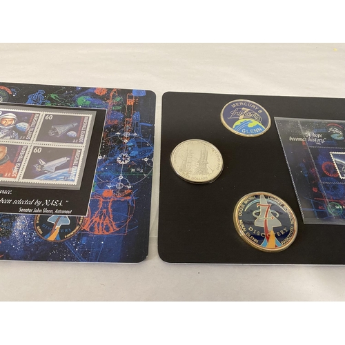 213 - 1998 Limited Edition Space Coin/Stamp Booklet