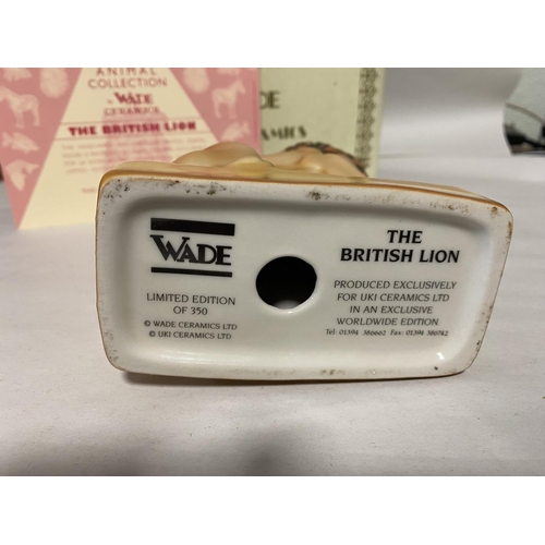 91 - Wade - The British Lion, Limited Edition, Box/Cert