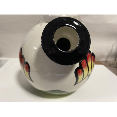 105 - Lorna Bailey 3-Knob handled Teapot - Cherry Hill design