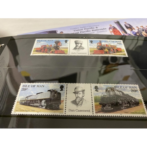 74 - Album of 40 x Isle of Man Mint Stamp Presentation Packs, Over £75 Value