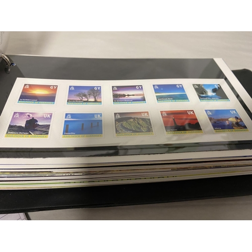 75 - Album of 38 x Guernsey Mint Stamp Presentation Packs, Over £75 Value