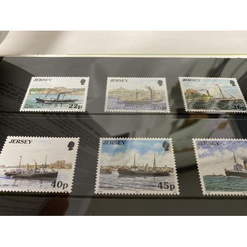 76 - Album of 40 Jersey Mint Stamp Presentation Packs, Over £75 Value