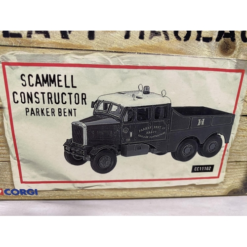 203 - Corgi Boxed 1/50 Scale Scammell Constructor (Parker Bent), Boxed