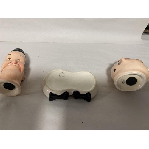 240 - Beswick Laurel & Hardy Cruet Set