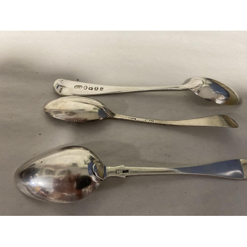 260 - 3 x Silver Teaspoons - 2 Fully Hallmarked