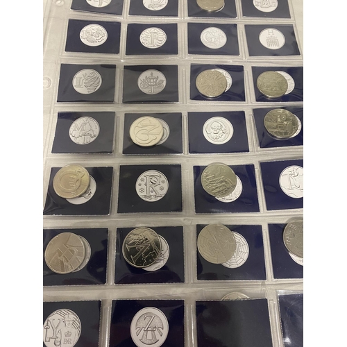 249 - 11 x Alphabet 10p Coins in Collection Folder