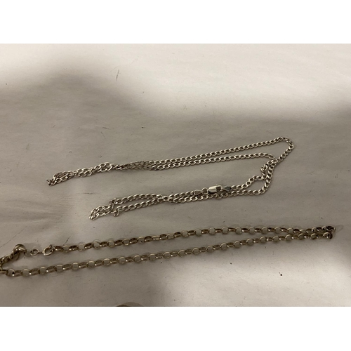 275 - 2 x Sterling Silver 925 Chains