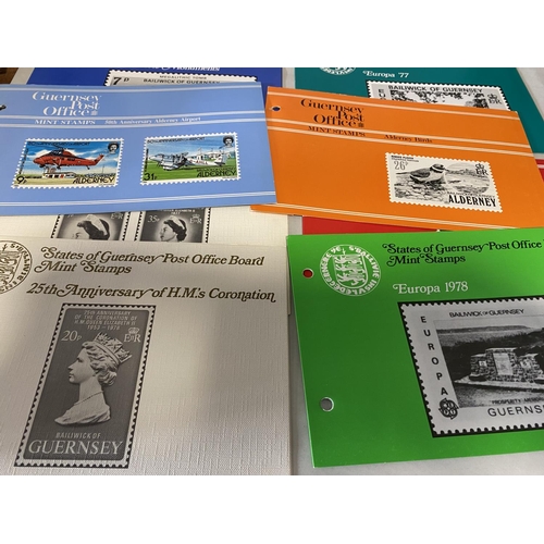 102 - Guernsey Mint Presentation Stamp Packs x 10