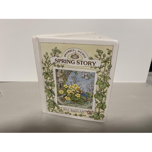 57 - Royal Doulton Brambly Hedge 'Spring Story' Book Money Box