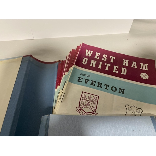 58 - West Ham United 1968/9 Full Season x 24 Football Programmes in Official Folder