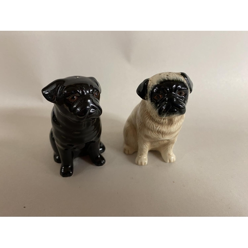 37 - Quail Pug Dog Salt & Pepper