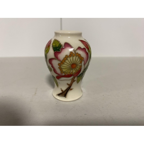 197 - Moorcroft Miniature 5cm Vase - Sunnyside by Nicola Slaney