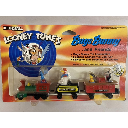 17 - ERTL Bugs Bunny & Friends Train, c1989, Carded