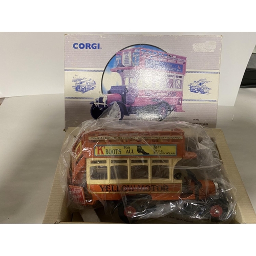 45 - Corgi Thornycroft Bus - Yelloways, Boxed, 96993