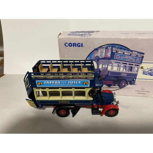 47 - Corgi Thornycroft Bus - Sheffield, Boxed 96991